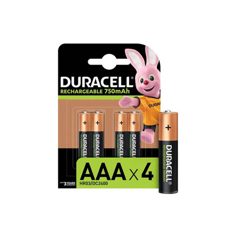 Duracell oplaadbare batterijen AAA